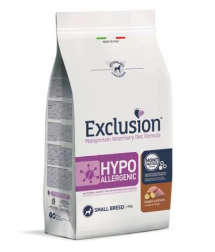 Exclusion Hypoallergenic Rabbit & Potato Small Breed száraz kutyatáp  2 kg
