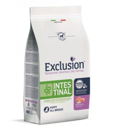 Exclusion Intestinal Puppy Pork & Rice All Breeds száraz kutyatáp  2 kg
