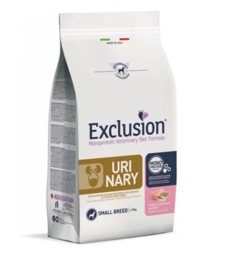 Exclusion Urinary Pork & Sorghum and Rice Small Breed száraz kutyatáp  2 kg