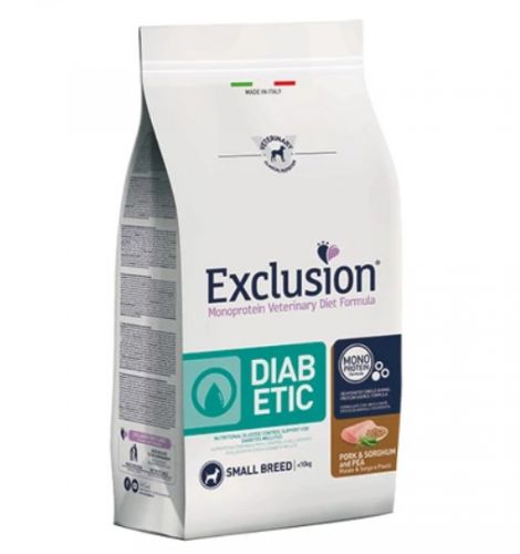 Exclusion Diabetic Pork & Sorghum Small Breed száraz kutyatáp  2 kg