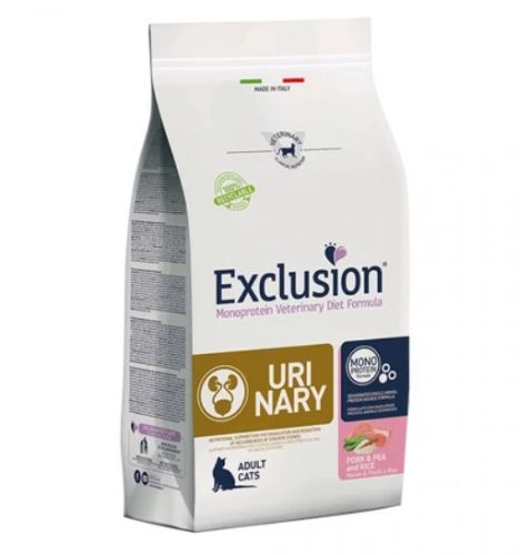 Exclusion Urinary Pork & Pea and Rice száraz macskatáp  300 g