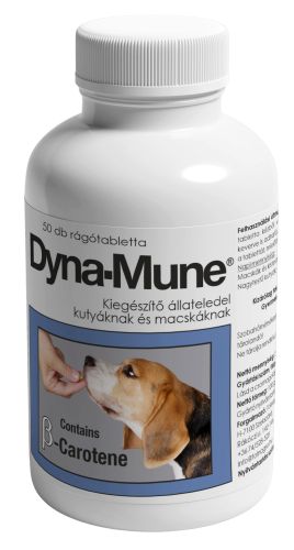 Dyna-Mune rágótabletta kutyák és macskák számára  50 tabletta