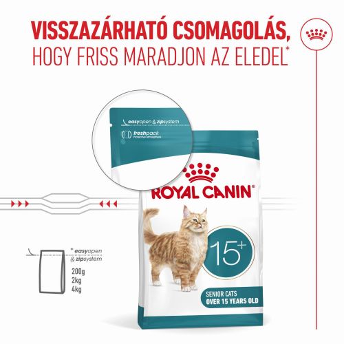 Royal Canin Ageing 15+ - száraztáp idős macskák számára  400 g