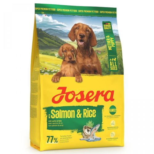 Josera Mother & Puppy Salmon & Rice - gluténmentes szárazeledel kutyák számára  12.5 kg