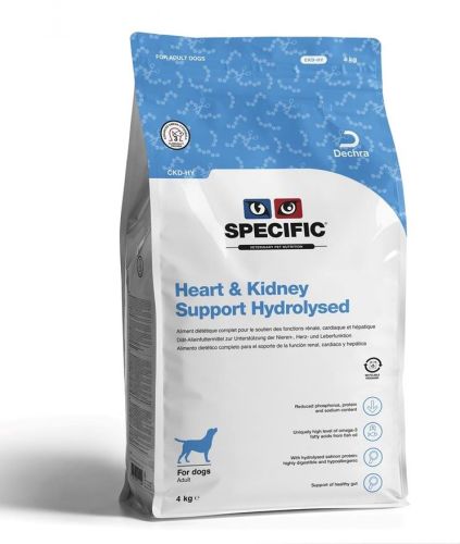 Specific CKD-HY Heart & Kidney Support Hydrolysed száraztáp  4 kg