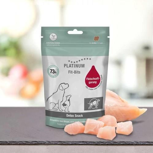 Platinum Fit-Bits Detox - funkcionális jutalomfalat kutyák számára  150 g
