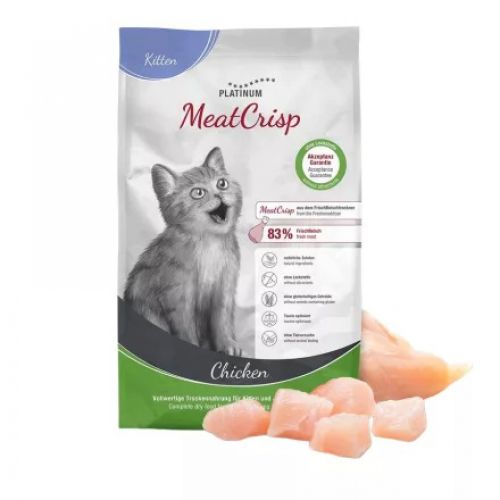 Platinum MeatCrisp Kitten Chicken - szárazeledel macskák számára  3 kg