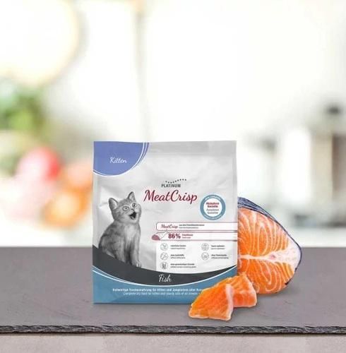Platinum MeatCrisp Kitten Fish - szárazeledel macskák számára  400 g