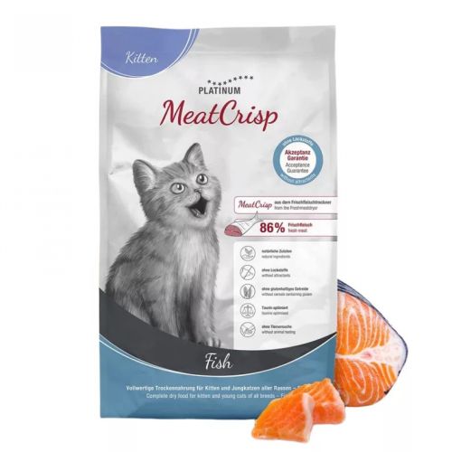 Platinum MeatCrisp Kitten Fish - szárazeledel macskák számára  3 kg