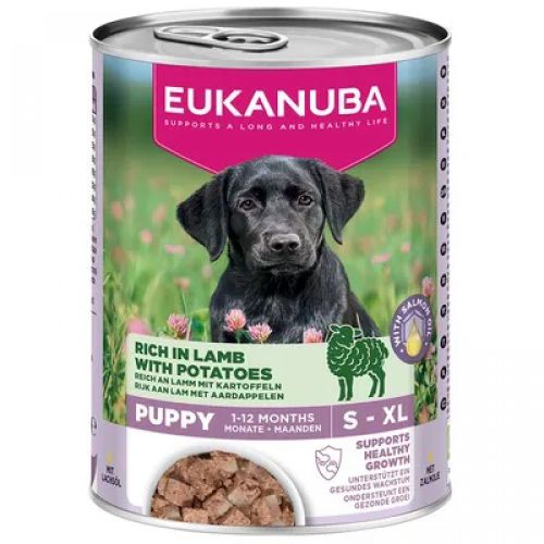 Eukanuba Life Care Puppy Rich in Lamb with Potatoes - nedves eledel kölyökkutyák számára báránnyal és burgonyával 400 g  400 g