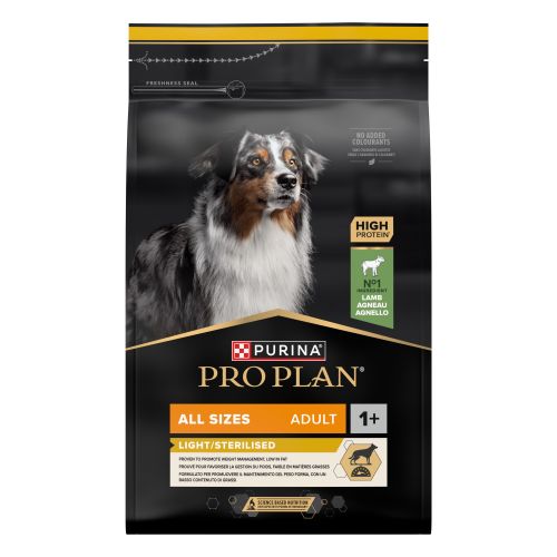 Pro Plan Adult All Size Light/Sterilised Lamb  3 kg