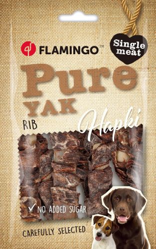 Flamingo Snack - Hapki Pure Yak Rib jakhússal  100 g