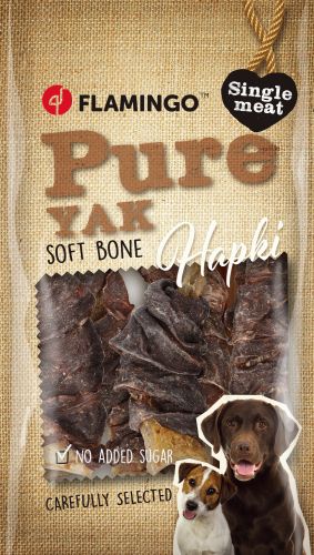 Flamingo Snack - Hapki Pure Yak Soft Bone jakhússal  100 g