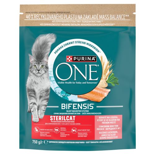 Purina ONE Bifensis Adult Sterilcat Salmon  750 g