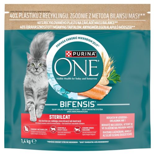 Purina ONE Bifensis Adult Sterilcat Salmon  1.4 kg