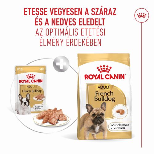 Royal Canin French Bulldog - Francia bulldog felnőtt kutya nedves táp  85 g