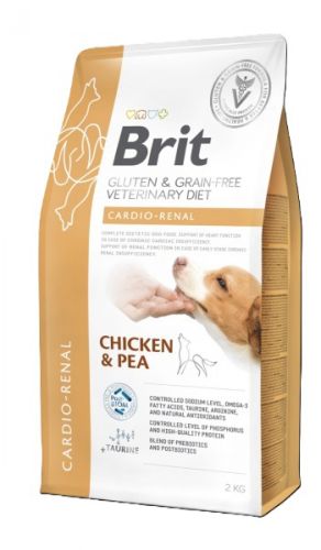 Brit Veterinary Diet Gluten & Grain-Free Cardio-Renal Chicken & Pea  2 kg