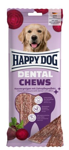 Happy Dog Dental Chews Beetroot - funkcionális jutalomfalat 195 g