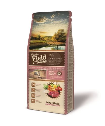 Sam's Field Low Grain Light & Senior Lamb & Rice  13+2 kg
