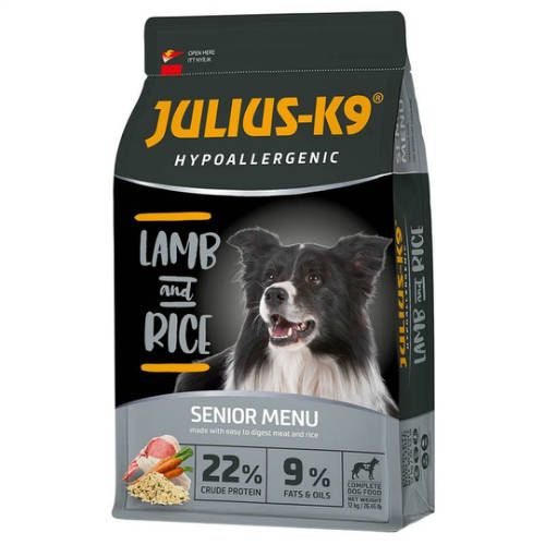 Julius-K9 Hypoallergenic Senior Menu - Lamb & Rice  3 kg