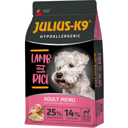 Julius-K9 Hypoallergenic Adult - Lamb & Rice  3 kg