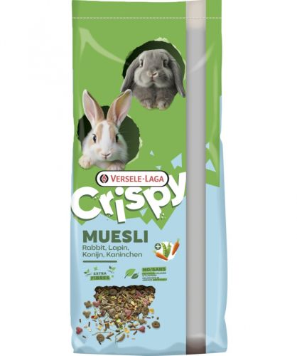 Versele-Laga Crispy Muesli Rabbit - keverék (törpe)nyulak számára 20 kg