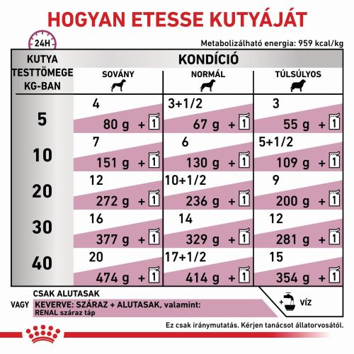 Royal Canin Renal alutasakos kutyaeledel 12 x  100 g