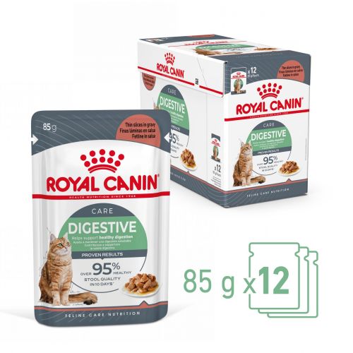 Royal Canin Digestive Care - szószos nedves táp érzékeny emésztésű felnőtt macskák részére 12 x  85 g