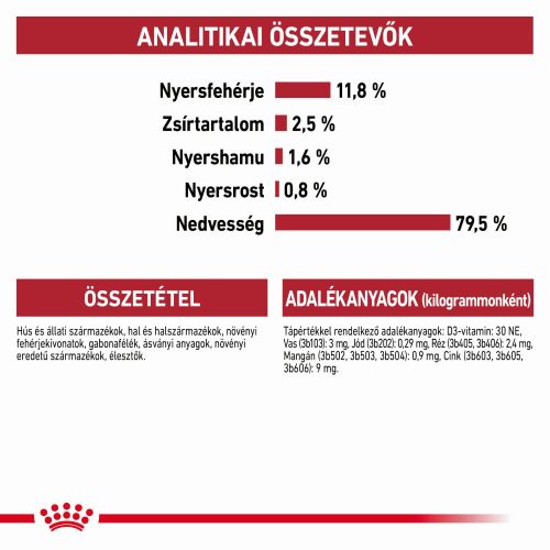 Royal Canin Instinctive Gravy - felnőtt macska szószos nedves táp 12 x  85 g