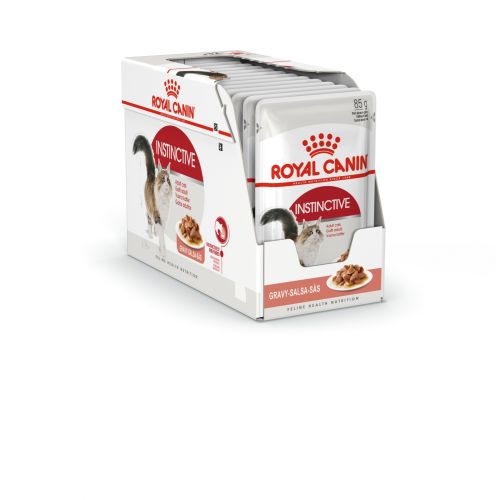 Royal Canin Instinctive Gravy - felnőtt macska szószos nedves táp 12 x  85 g