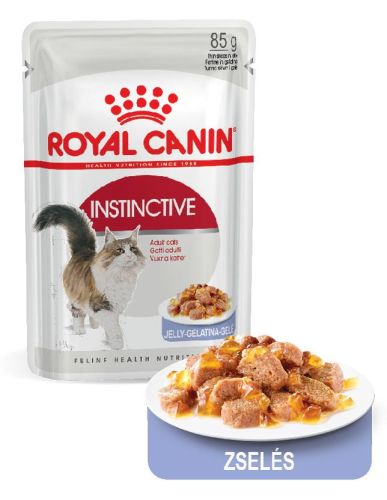 Royal Canin Instinctive Jelly - felnőtt macska zselés nedves táp 12 x  85 g