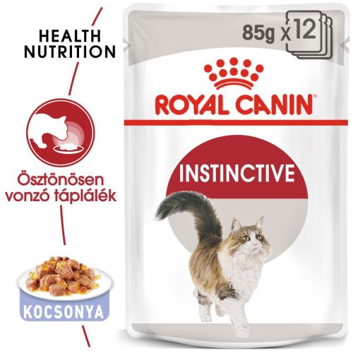 Royal Canin Instinctive Jelly - felnőtt macska zselés nedves táp 12 x  85 g