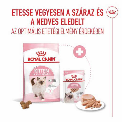Royal Canin Kitten Loaf - kölyök macska pépes nedves táp 12 x  85 g