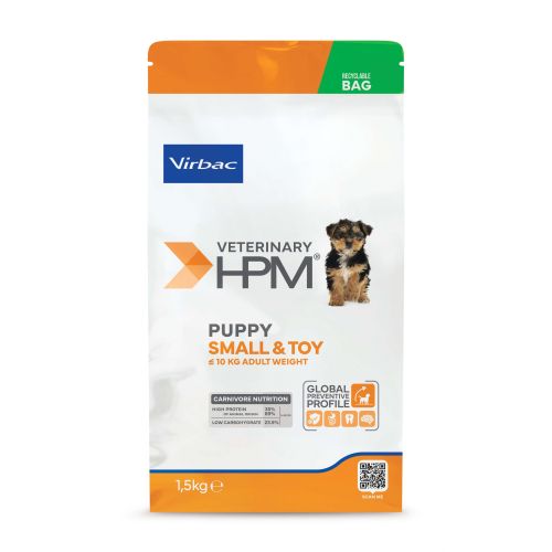 Virbac Veterinary HPM Puppy Small & Toy Dog Dental  1.5 kg