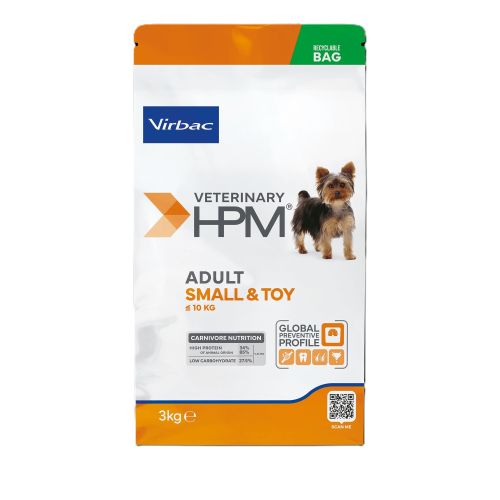 Virbac Veterinary HPM Adult Small & Toy Dog Dental  3 kg