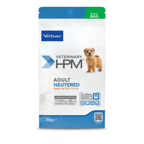Virbac Veterinary HPM Adult Neutered Small & Toy Dog Dental  3 kg