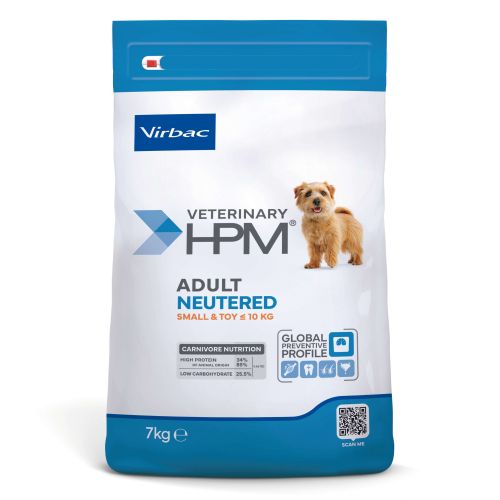 Virbac Veterinary HPM Adult Neutered Small & Toy Dog Dental  7 kg