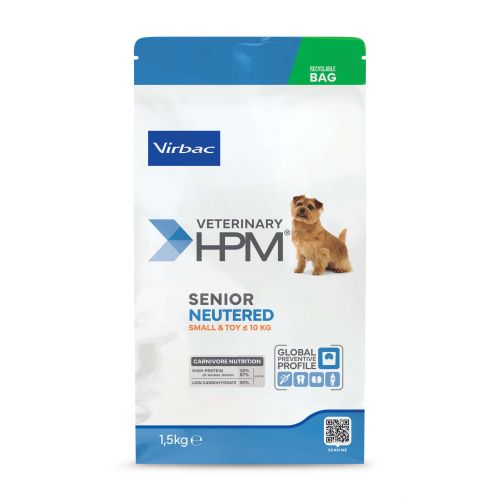 Virbac Veterinary HPM Senior Neutered Small & Toy Dog Dental  1.5 kg
