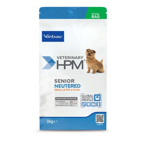 Virbac Veterinary HPM Senior Neutered Small & Toy Dog Dental  3 kg