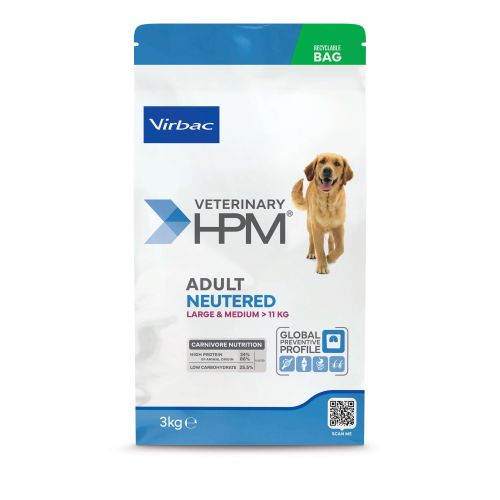 Virbac Veterinary HPM Adult Neutered Large & Medium Dog  3 kg