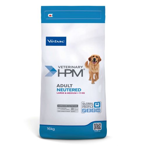 Virbac Veterinary HPM Adult Neutered Large & Medium Dog  16 kg
