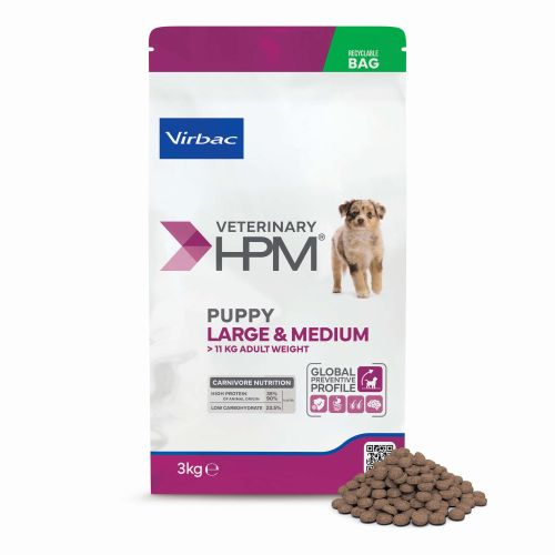 Virbac Veterinary HPM Puppy Large & Medium Dog  3 kg