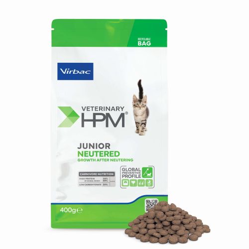 Virbac Veterinary HPM Junior Neutered Cat  400 g