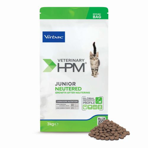 Virbac Veterinary HPM Junior Neutered Cat  3 kg
