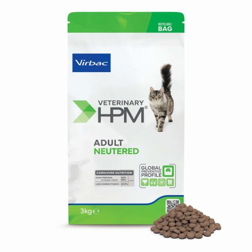 Virbac Veterinary HPM Adult Neutered Cat  3 kg