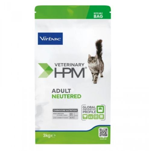 Virbac Veterinary HPM Adult Neutered Cat  3 kg