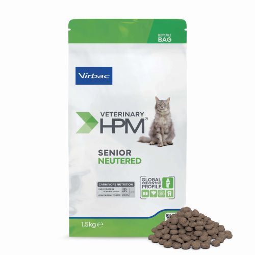 Virbac Veterinary HPM Senior Neutered Cat  1.5 kg