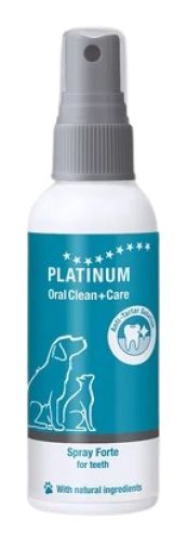 Platinum Oral Clean + Care Forte fogápoló spray kutyák és macskák számára  100 ml