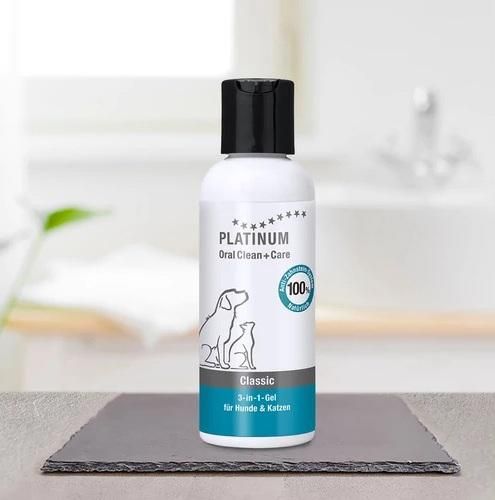 Platinum Oral Clean + Care Classic 3 in 1 fogápoló gél kutyák és macskák számára  100 ml