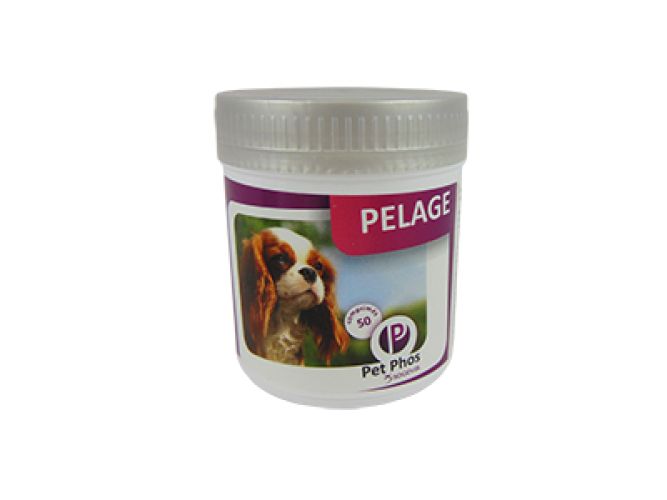 Pet Phos® Coat Dog ízesített tabletta  50 db